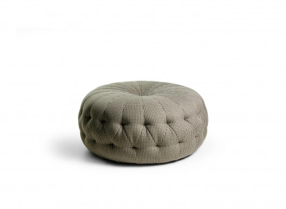 Wohnzimmer Einrichtung Design Hocker Polster Textil Fußhocker Neu